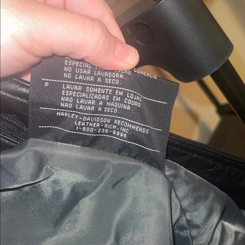 EXTREMELY RARE Harley-Davidson Black Leather Motorcycle Jacket - Picture 14 of 14